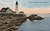 New England vintage postcard